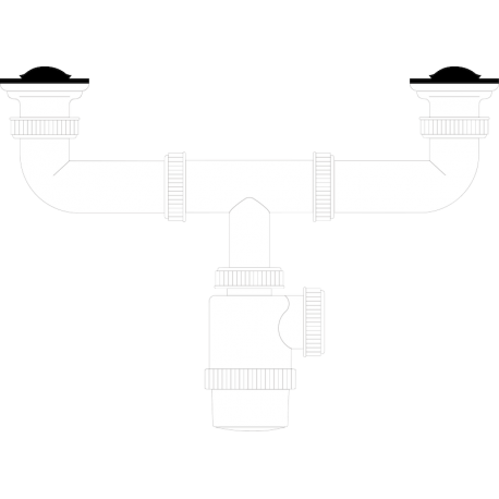 Sifón Extensible con válvula