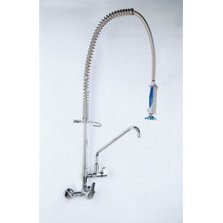 Pre-Rinse Kitchen Faucet Single lever mixer Wall WITH SPOUT