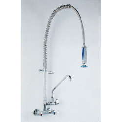Pre-Rinse Kitchen Faucet Wall Mount with spout