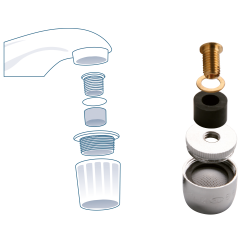 Areators For Faucets Without Thread